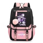 Kawaii Demon Hunters Canvas Backpack - Women Bags & Wallets - Backpack - 3