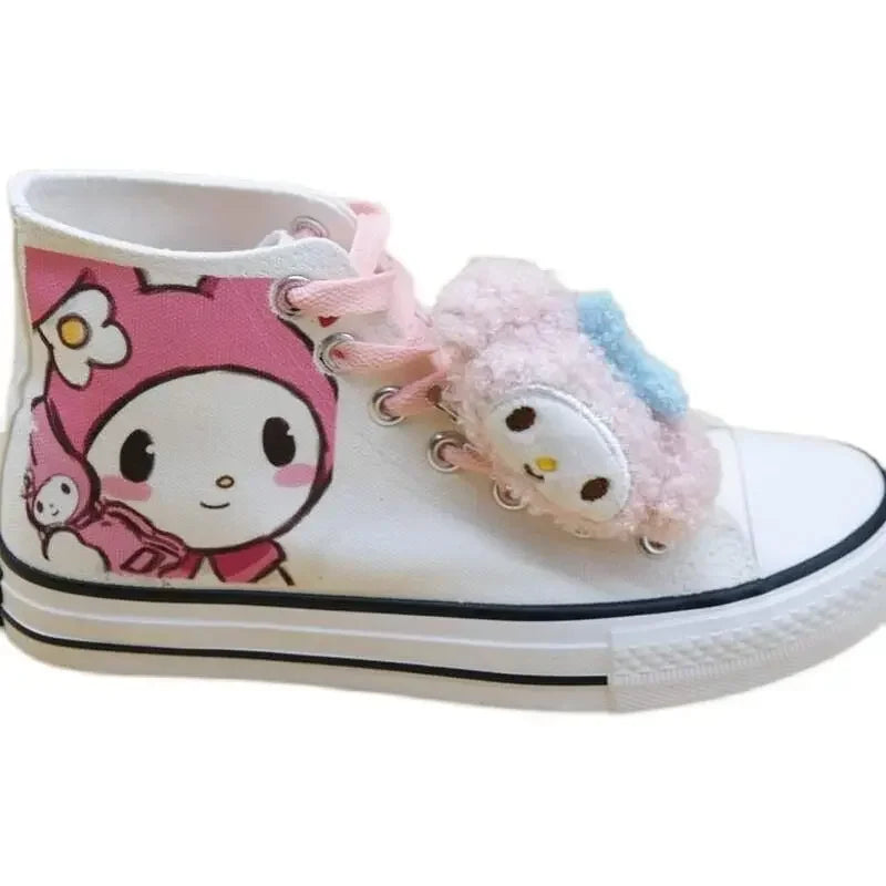 High Top Canvas Shoes - My Melody & Kuromi Sneakers - Accessories - Shoes - 5 - 2024