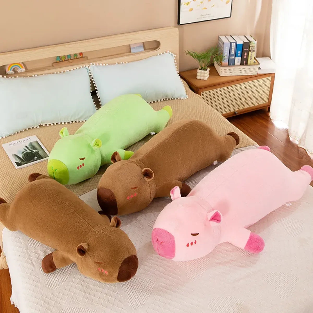 60cm Kawaii Capybara Plush Pillow – Soft Sleeping Toy for Birthday Gift - Best Sellers - Plushie - 1