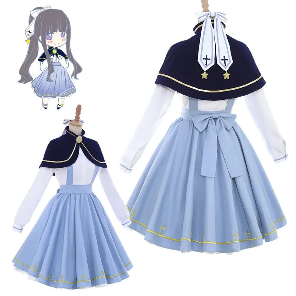 Cardcaptor Sakura Tomoyo Cosplay Magic Robe Dress Set - All Dresses - Cosplay - 3