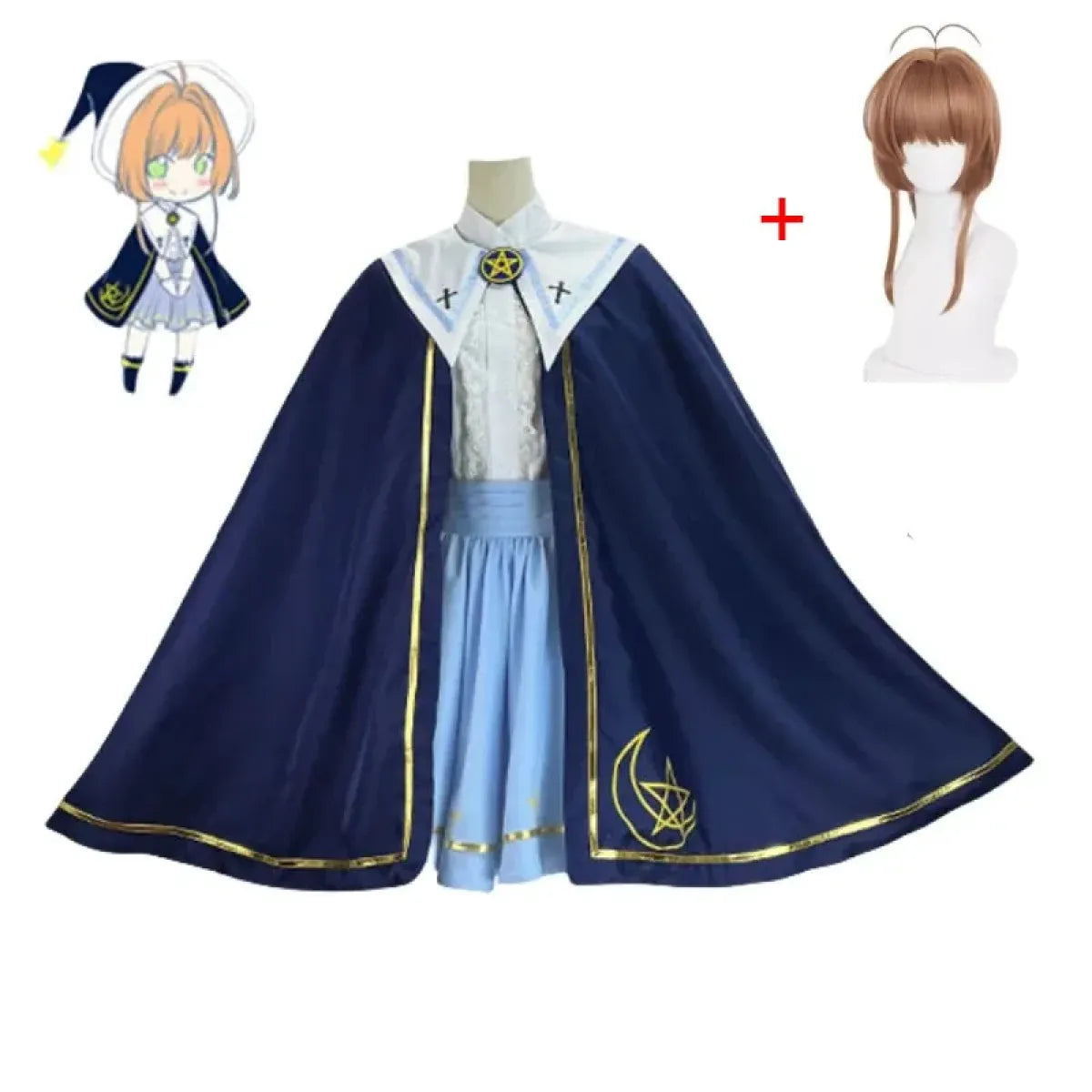 Cardcaptor Sakura Tomoyo Cosplay Magic Robe Dress Set - All Dresses - Cosplay - 7