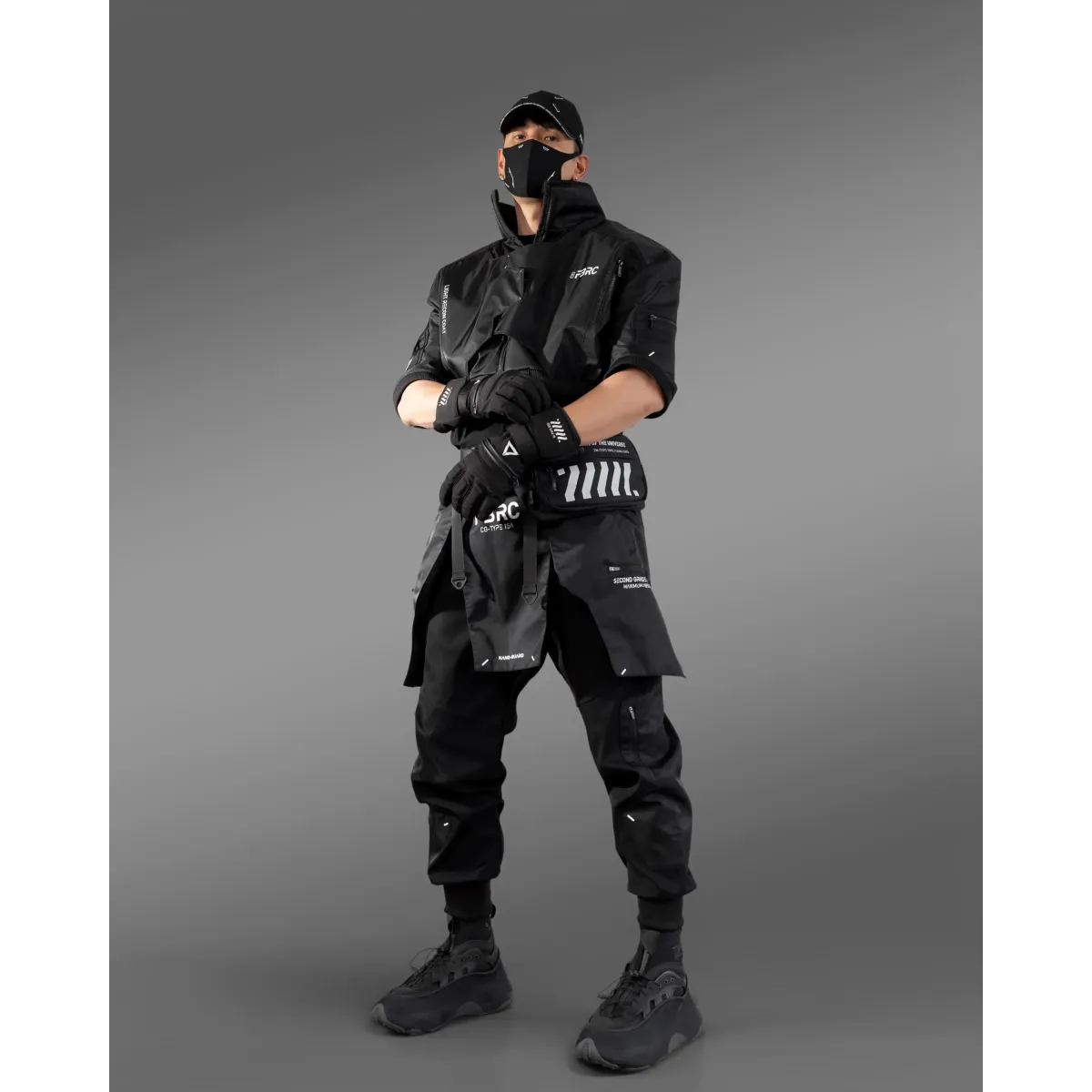 CG-Type 15A Layered Black Cargo Pants - Bottoms - Cargo Pants - 7