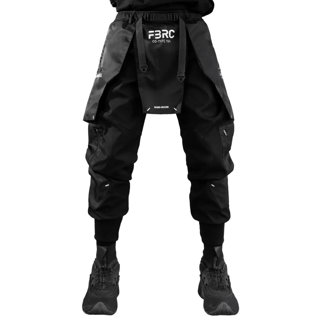 CG-Type 15A Layered Black Cargo Pants - Bottoms - Cargo Pants - 1