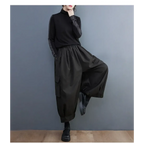 Oversized Cargo Pants – High Waist Loose Fit with Pocket Details - Bottoms - Women’s Pants - 5