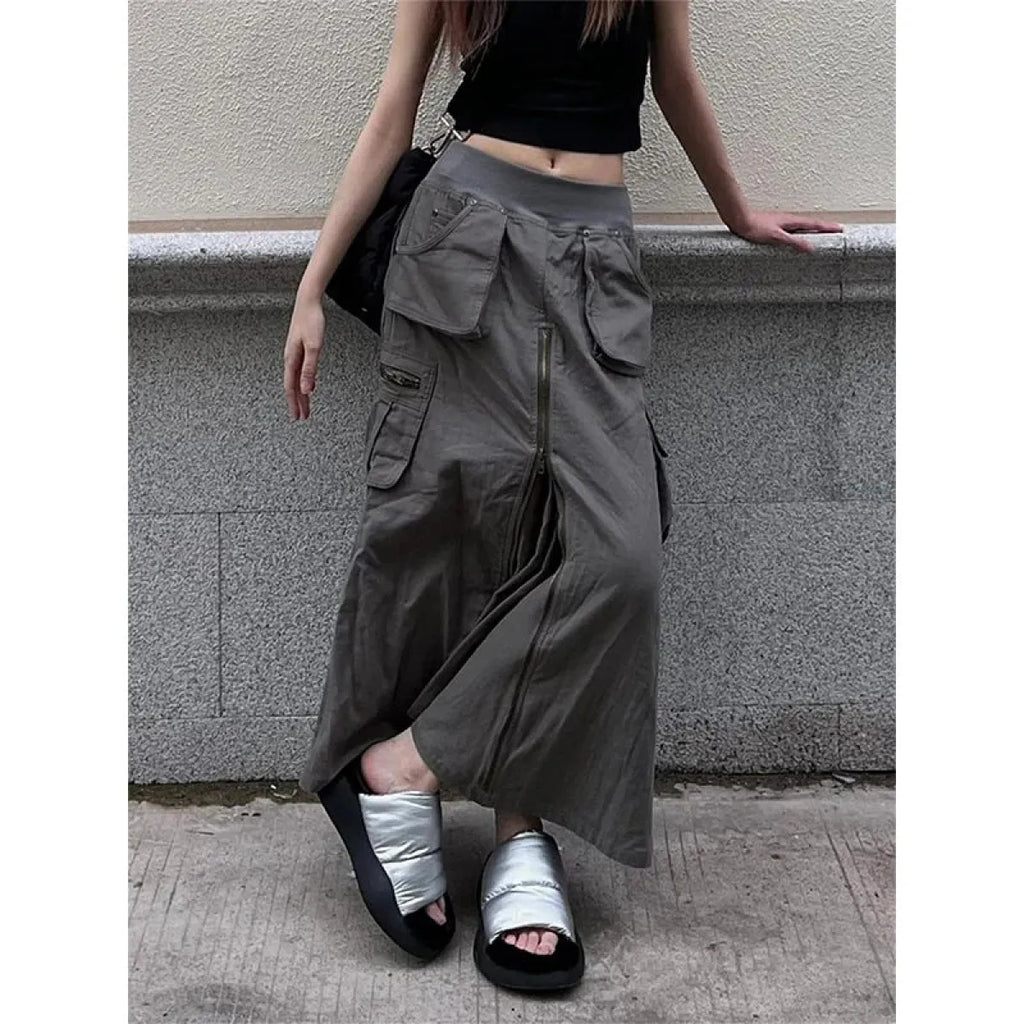 Harajuku Cargo Skirt - Bottoms - Skirts - 1