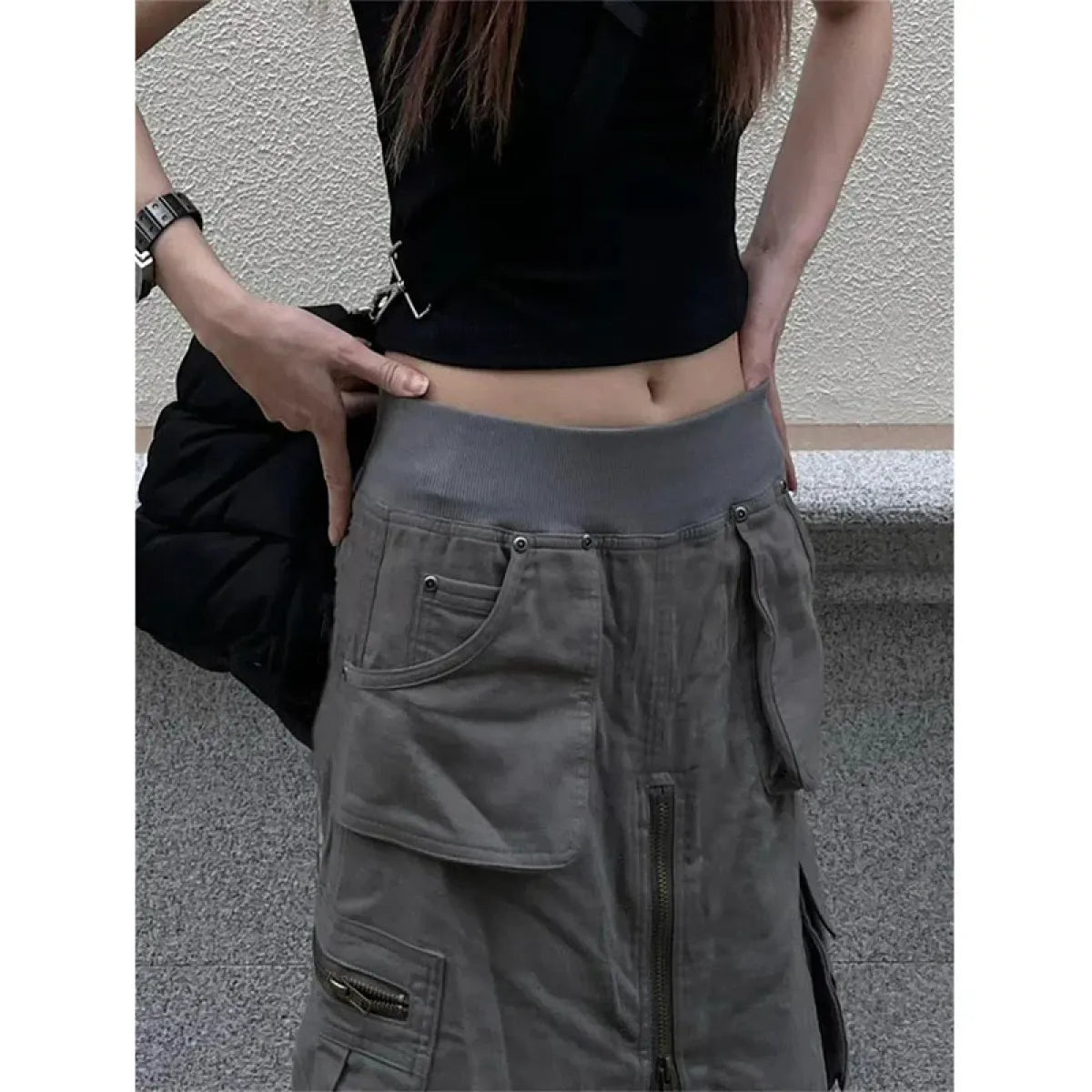 Harajuku Cargo Skirt - Bottoms - Skirts - 3