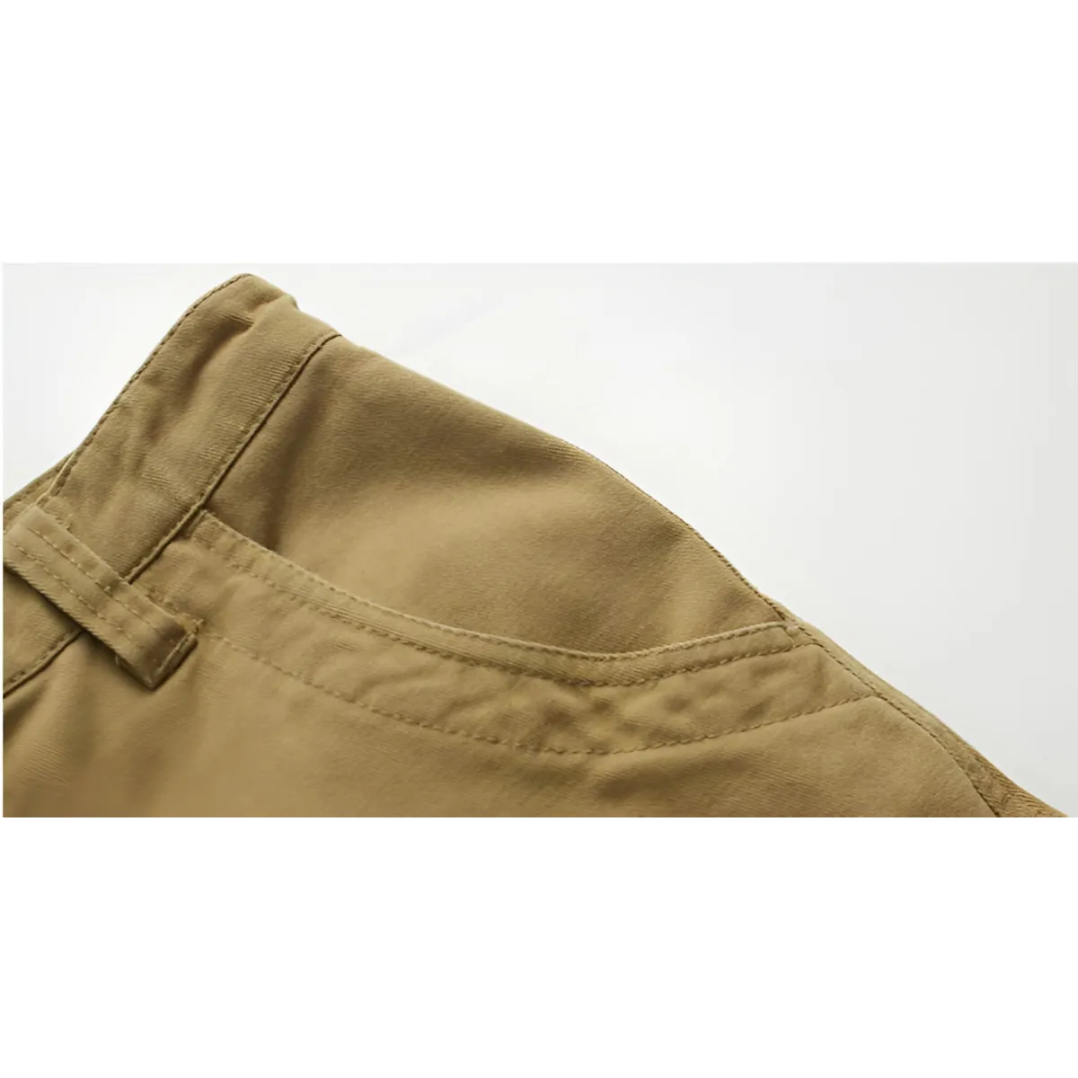 Patterned Button Cotton Cargo Trousers Shorts - Shorts - 12