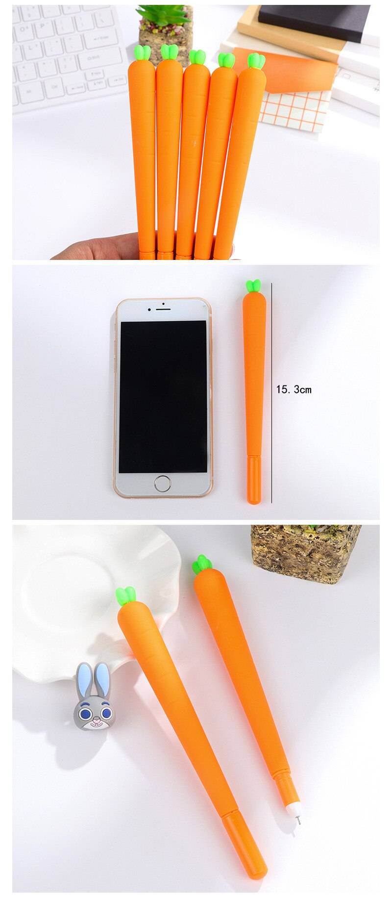 Cute Carrot Shape Gel Pens - Stationary & More - Shirts & Tops - 10 - 2024