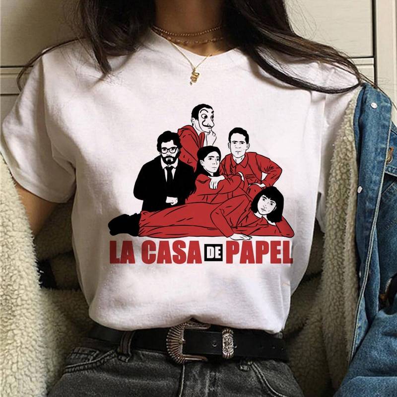 Casa Del Papel T Shirts - D21 / S - T-Shirts - Shirts & Tops - 37 - 2024