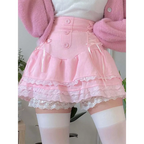 Pink Skirt With Cascading Ruffles - Bottoms - Clothing - 2 - 2024