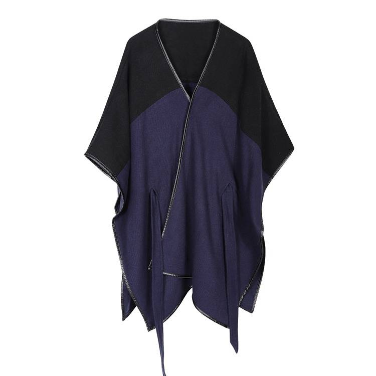 Women’s Cashmere Shawl - Dark Blue - Women’s Clothing & Accessories - Clothing Accessories - 9 - 2024