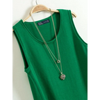 Casual Cotton Sleeveless Tank Top - Tops & Tees - Tops - 6