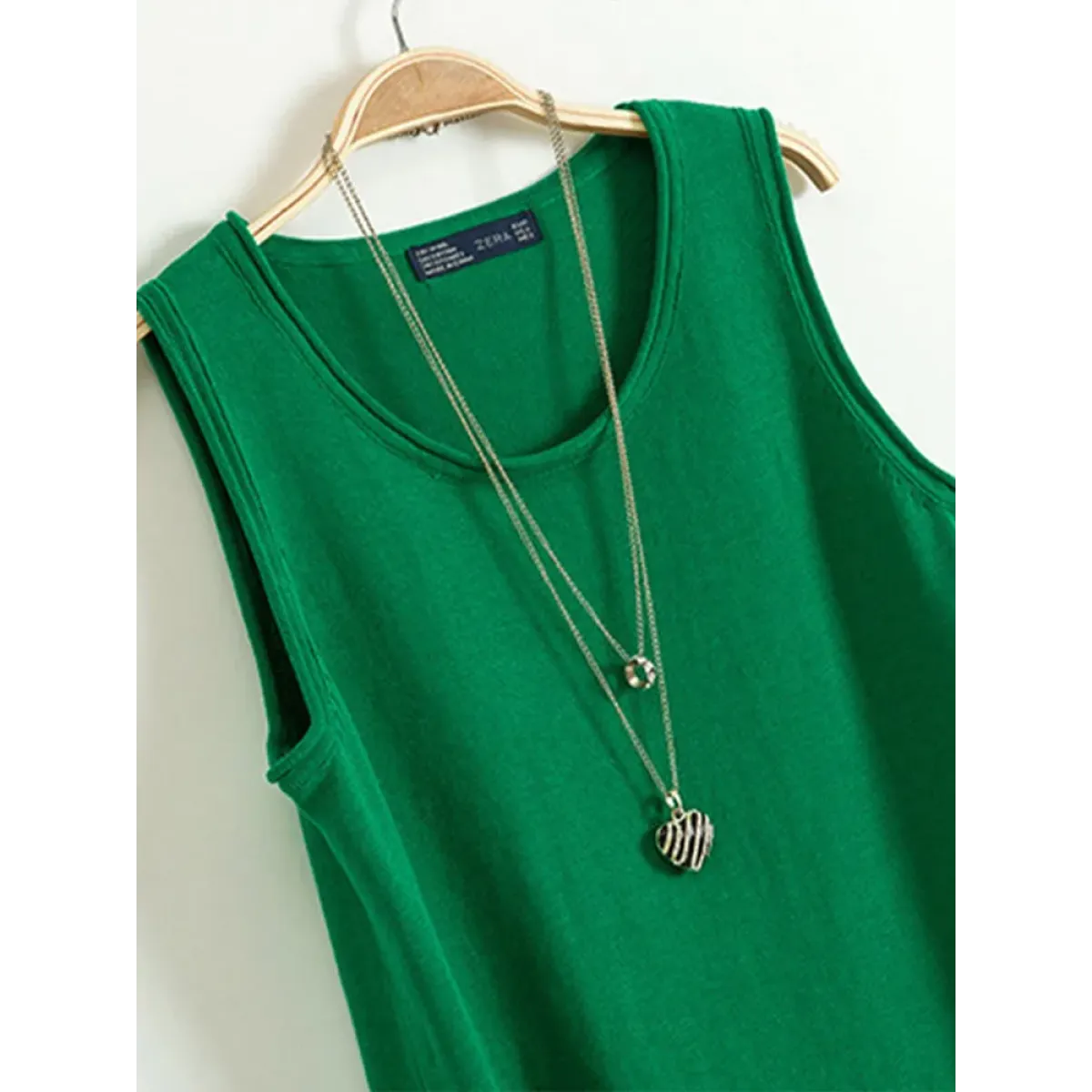 Casual Cotton Sleeveless Tank Top - Tops & Tees - Tops - 6