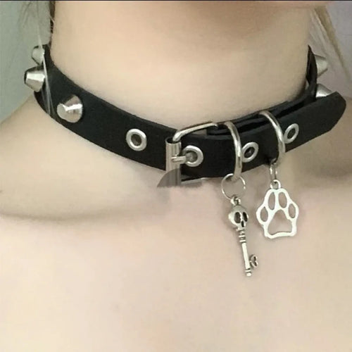 Grunge Cat Claw Choker Necklace - Women’s Clothing & Accessories - Necklaces - 2