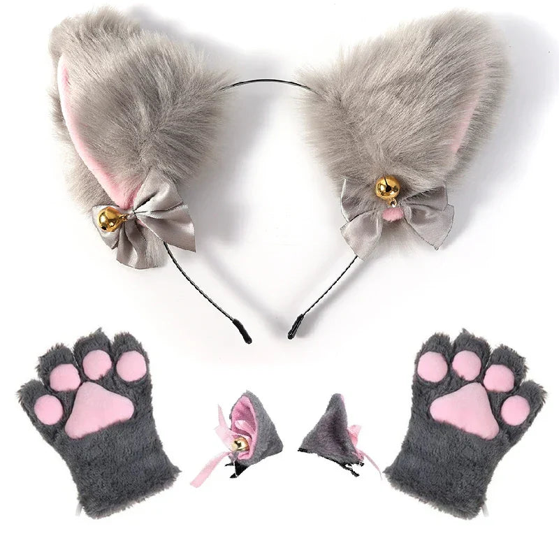 Cat Ear Headbands - style01 gray - All Products - Hair Accessories - 10 - 2024