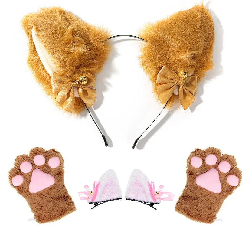 Cat Ear Headbands - style01 coffee - All Products - Hair Accessories - 11 - 2024