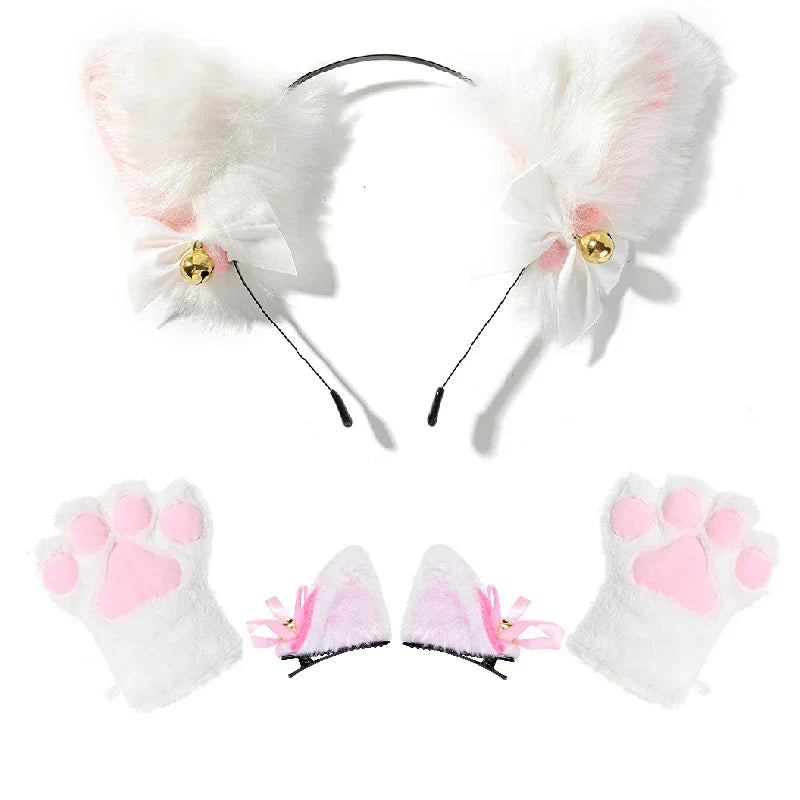 Cat Ear Headbands - style01 white - All Products - Hair Accessories - 8 - 2024