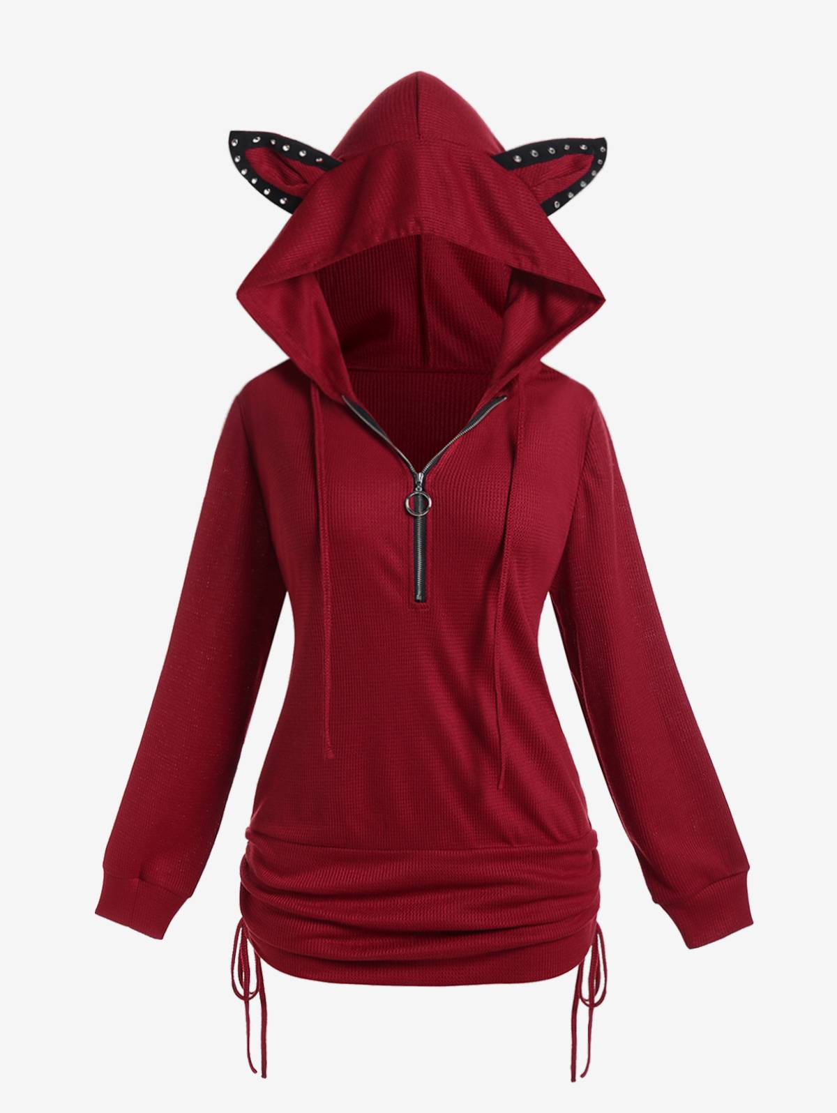 Slim Cat Ear Hoodies - Women’s Clothing & Accessories - Clothing - 16 - 2024