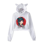 Maomao Cat Ear Cropped Hoodie - The Apothecary Diaries - Women’s Clothing & Accessories - Hoodie - 5