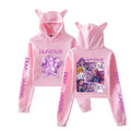 Demon Hunters Cat Ear K-Pop Cropped Hoodie - Women’s Clothing & Accessories - Hoodie - 4