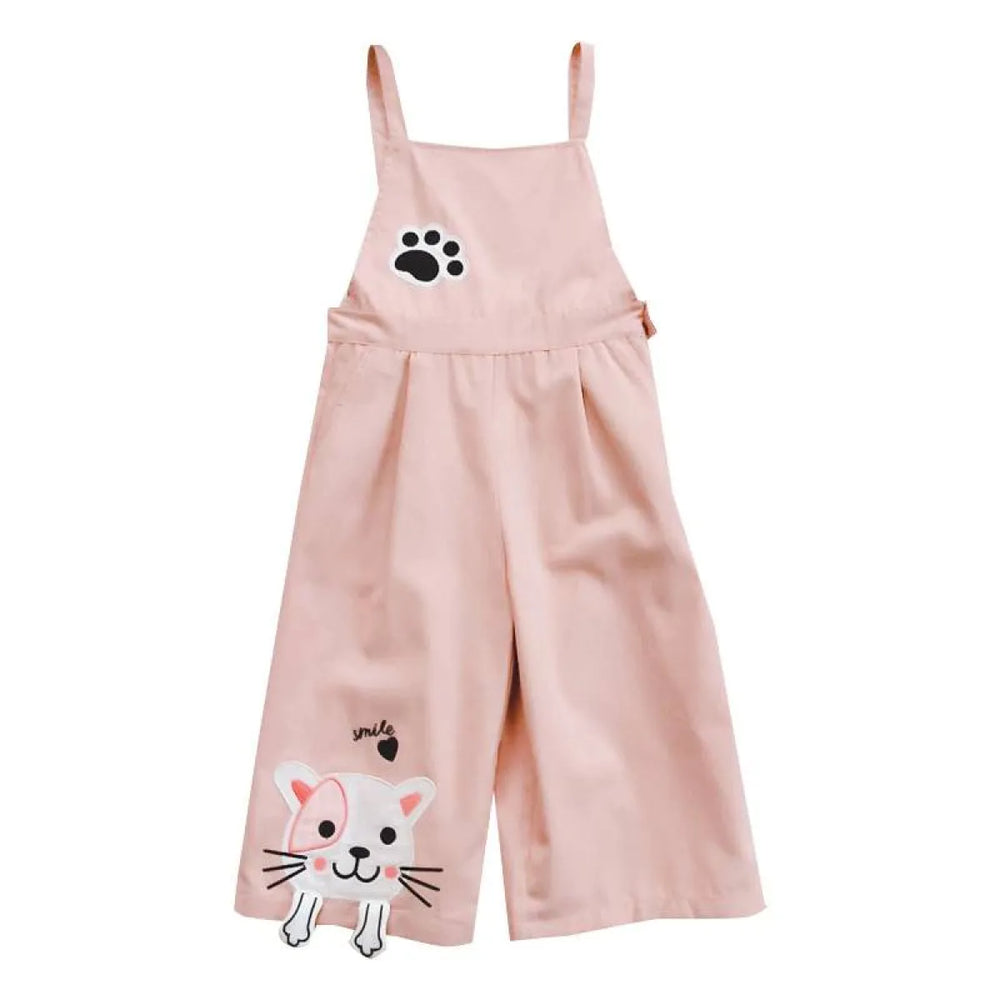Cat Embroidered Harajuku Romper - All Dresses - 1