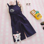 Cat Embroidered Harajuku Romper - All Dresses - 16