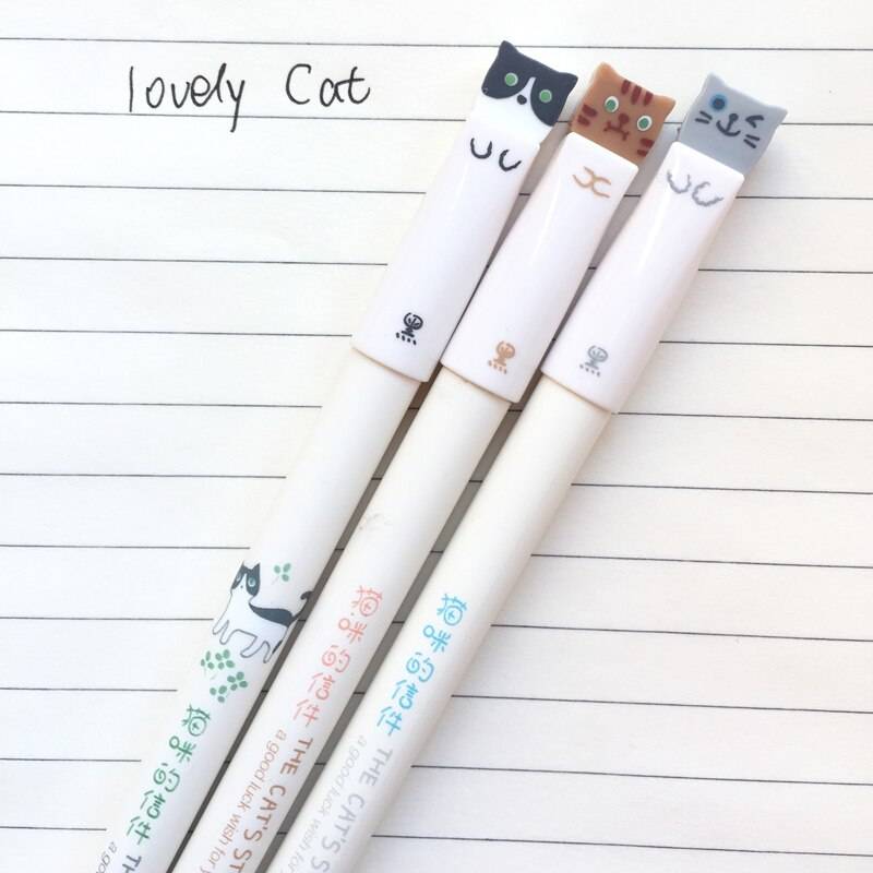 Kawaii Cat Gel Pen - Stationary & More - Clothing - 12 - 2024