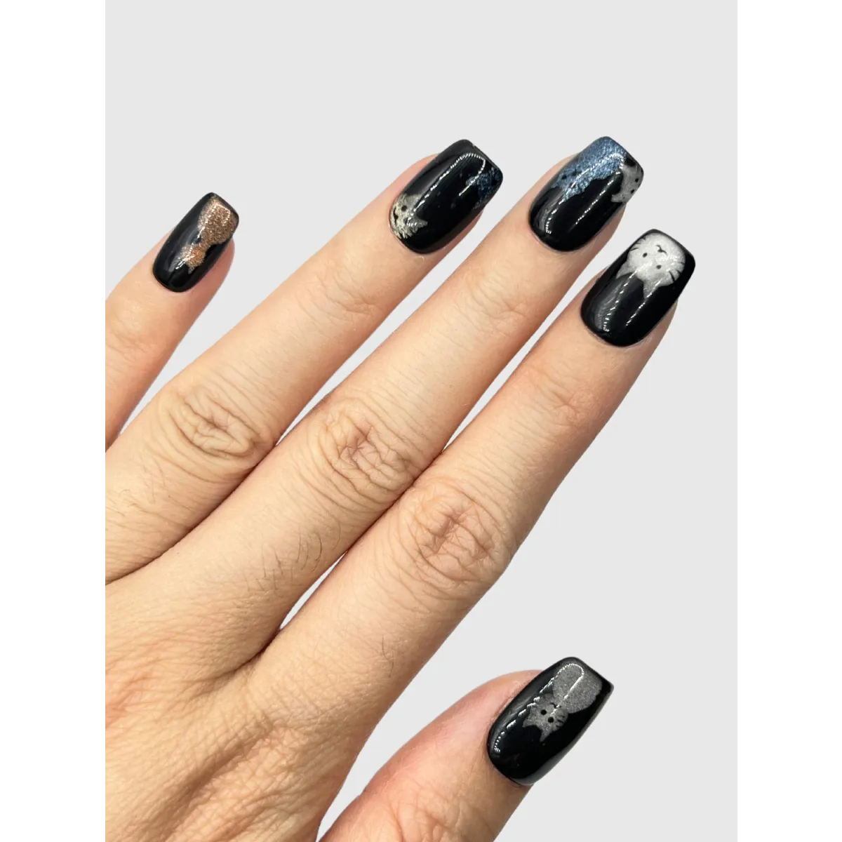 Cat Lady Glitter Press-On Nails - Best Sellers - Cosmetics - 2