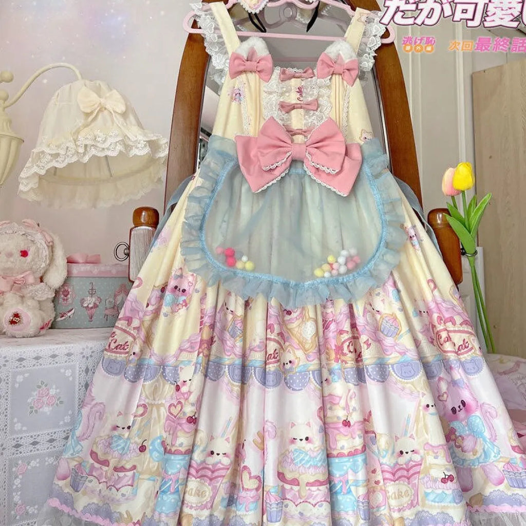 Cute Cat Pastry Chef Lolita - All Dresses - 3