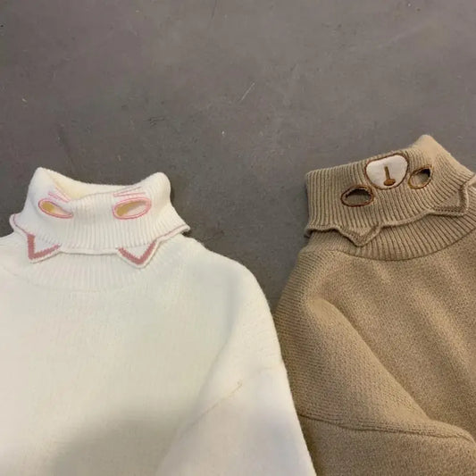 Kawaii Cat Paw Knit Sweater - Sweaters - Sweaters - 2