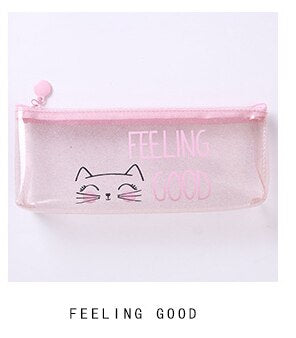 Transparent Cat Pencil Cases - feeling good - Stationary & More - Clothing - 10 - 2024