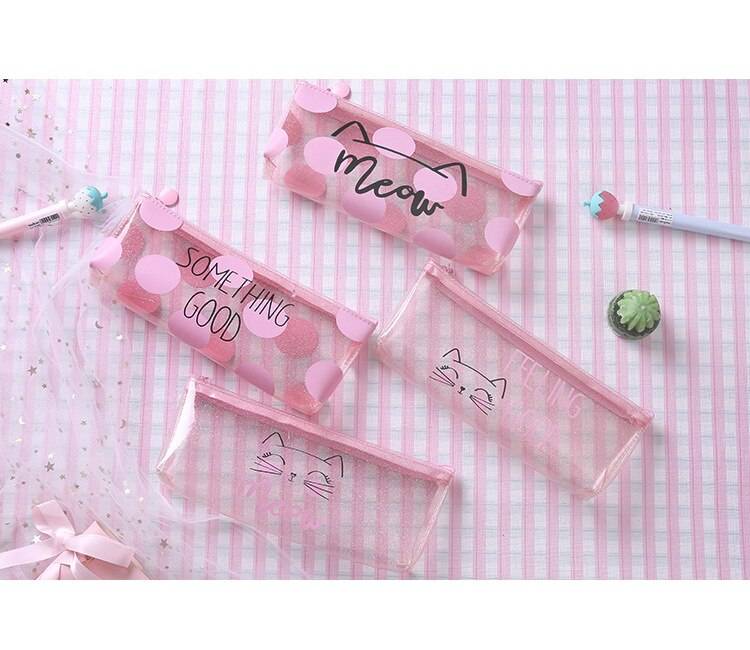 Transparent Cat Pencil Cases - Stationary & More - Clothing - 6 - 2024