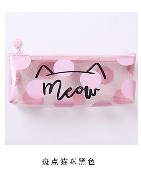 Transparent Cat Pencil Cases - bandianmaomi - Stationary & More - Clothing - 9 - 2024