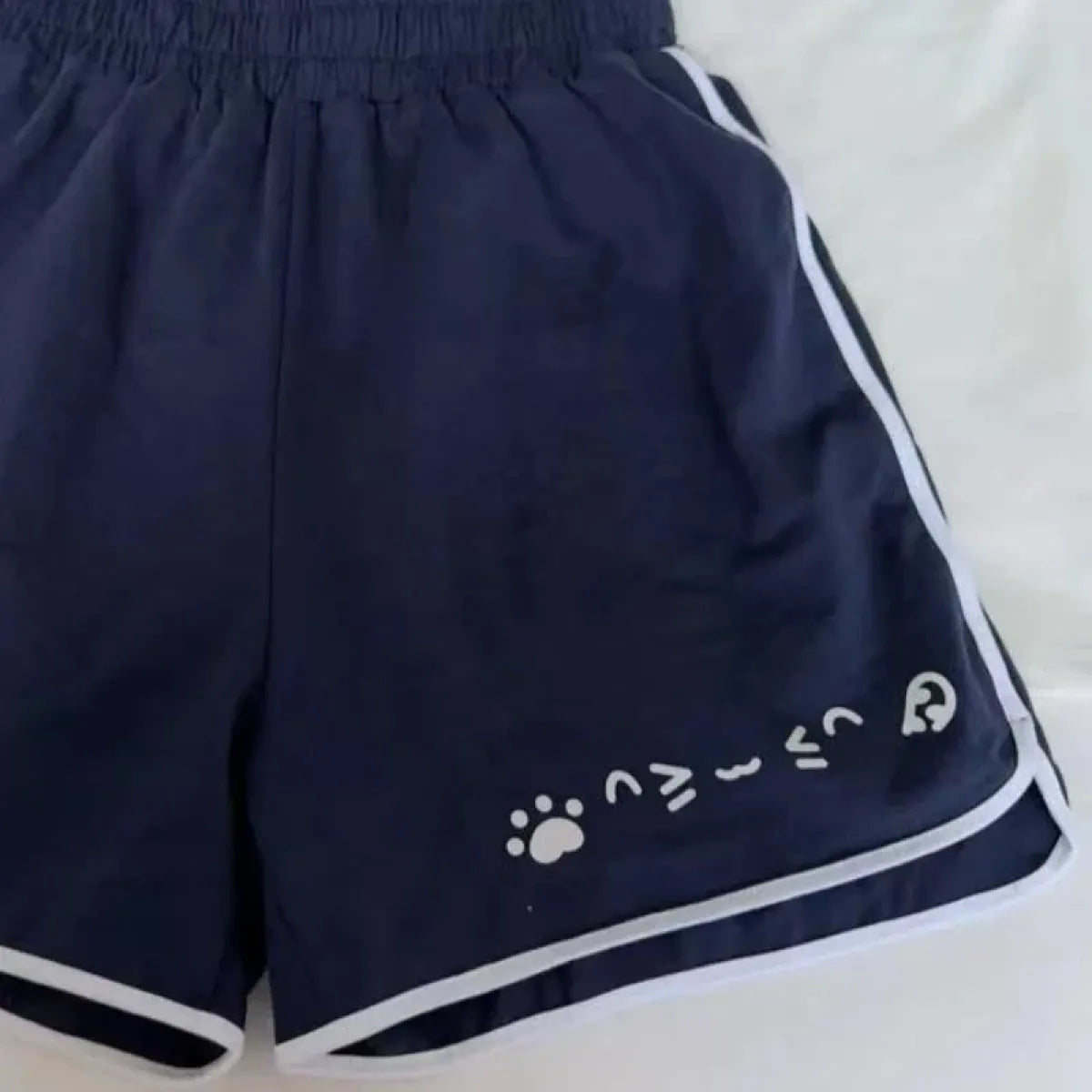 Harajuku Cat Print Summer Shorts - Bottoms - Women’s Shorts - 12