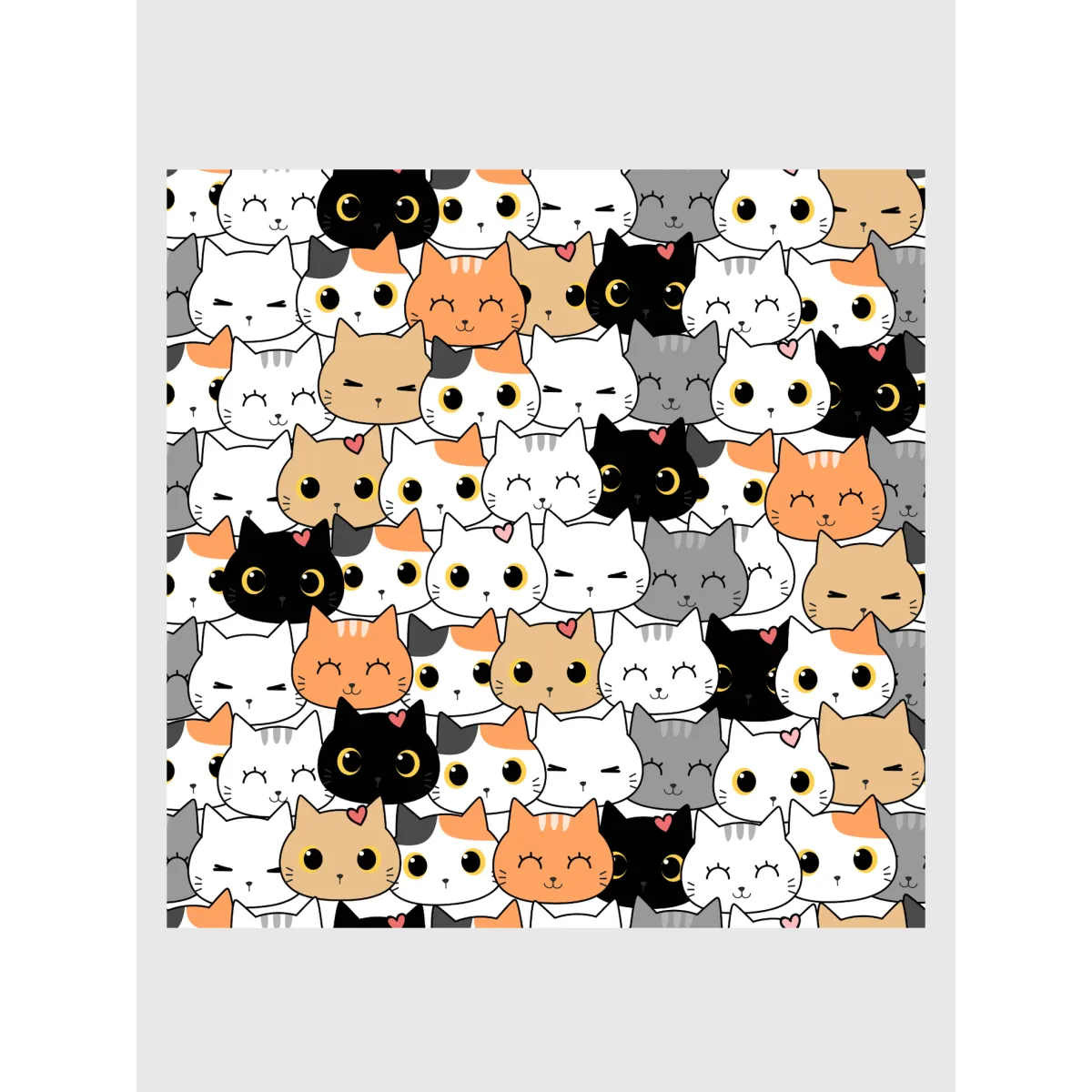 Magic Cat Print Makeup Bag - Harajuku Style - Pouch / Makeup Bag - 2