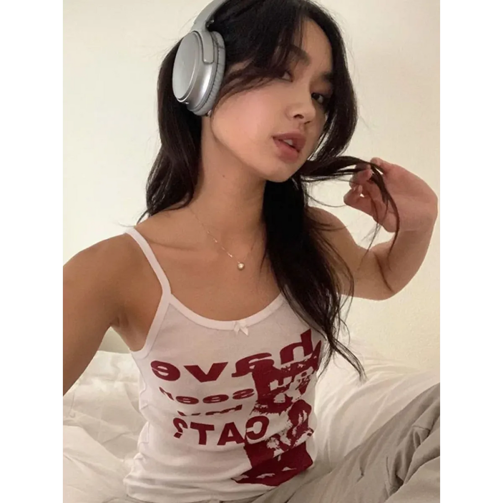 Kawaii ’Have You Seen My Cat’ Tank Top - Women’s Clothing & Accessories - 3