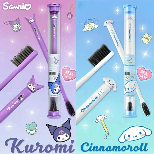 Sanrio Cinnamoroll Soft Bristle Travel Toothbrush - Accessories - Toothbrush - 2