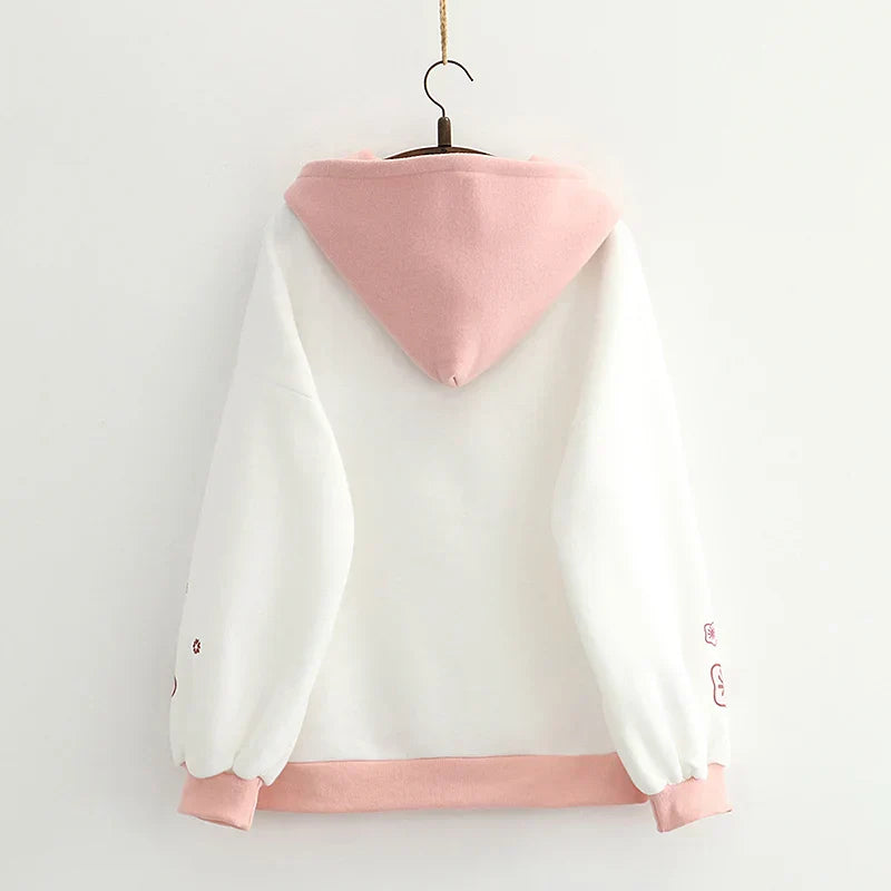 Kawaii Pastel Cherry Blossom Harajuku Hoodie - Women’s Clothing & Accessories - Outerwear - 13 - 2024