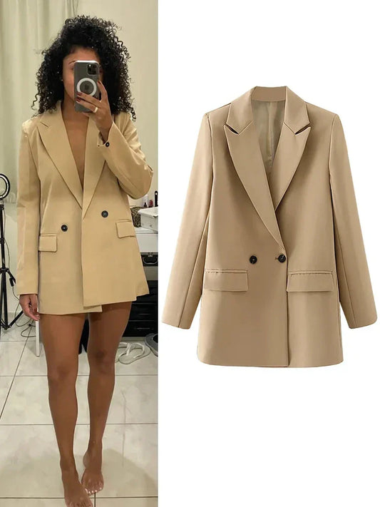 Chic Oversized Blazer for Women - Women’s Clothing & Accessories - Coats & Jackets - 2024 - 1 - Worldwide Shipping