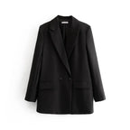 Chic Oversized Blazer for Women - Women’s Clothing & Accessories - Long - Asymmetric - Women’s Jackets - 10