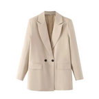 Chic Oversized Blazer for Women - Women’s Clothing & Accessories - Long - Asymmetric - Women’s Jackets - 4