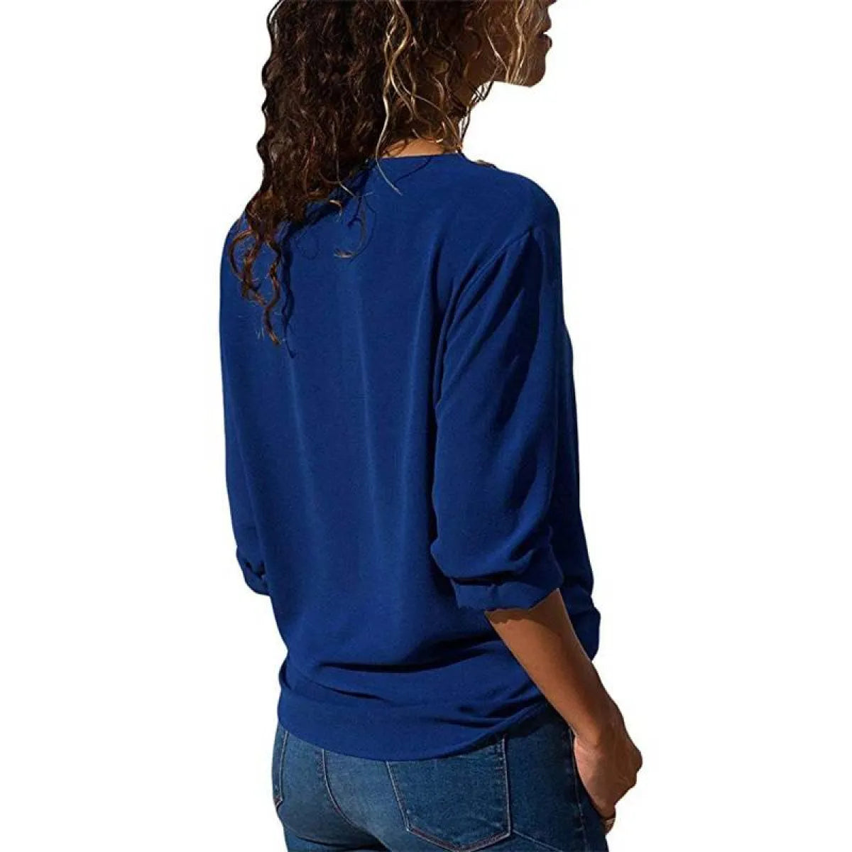 Chiffon Blouse With Buttons - Women’s Clothing & Accessories - 19