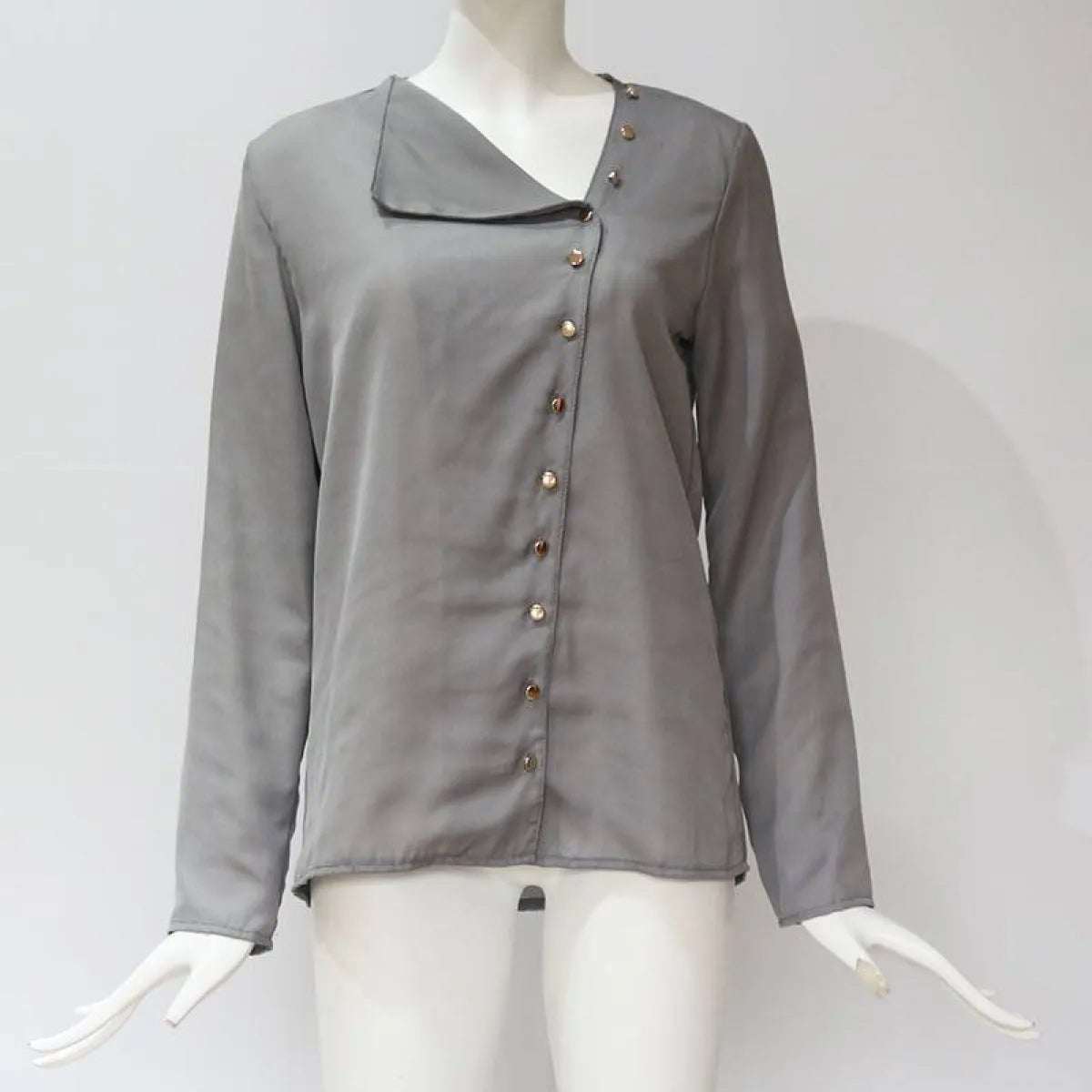 Chiffon Blouse With Buttons - Women’s Clothing & Accessories - 23
