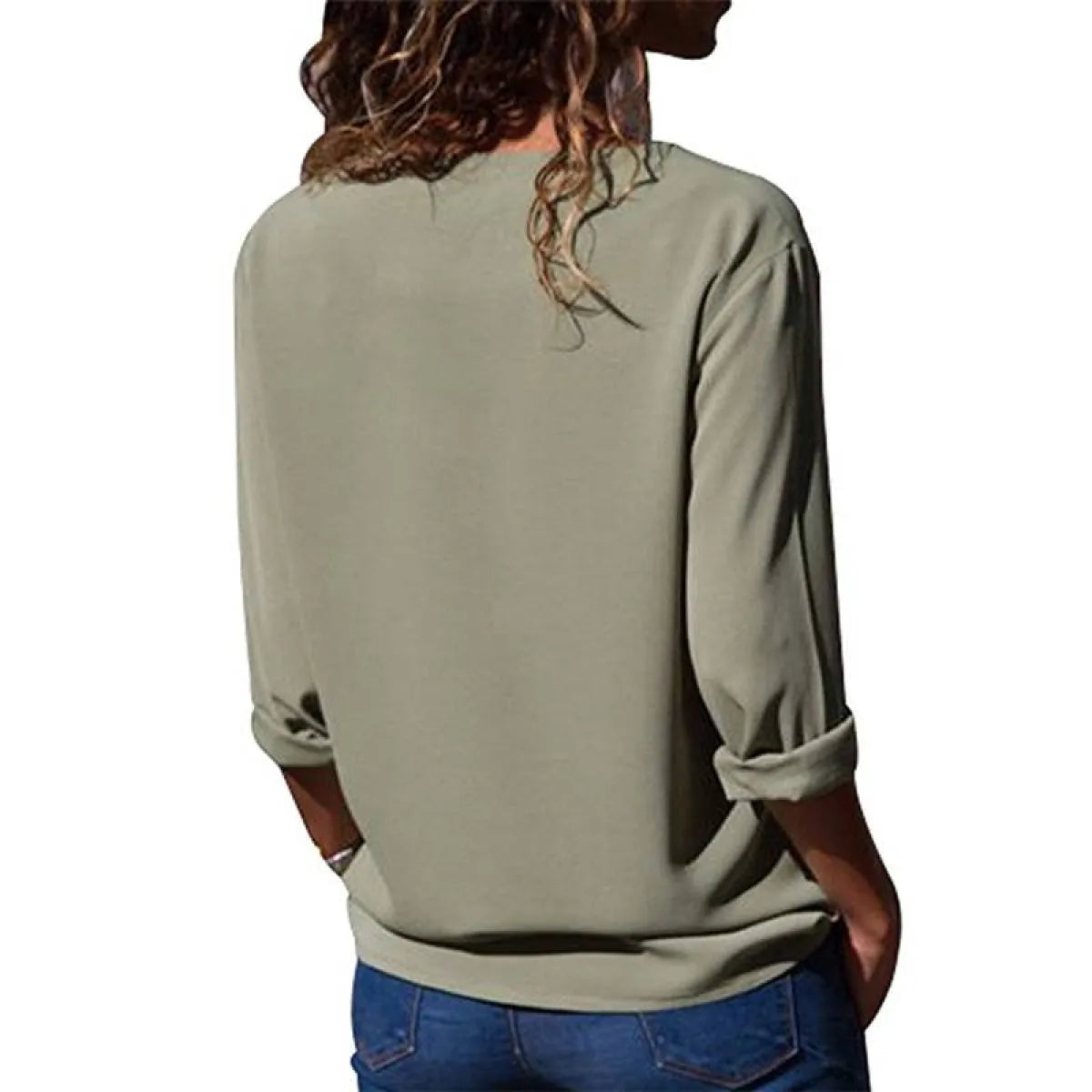 Chiffon Blouse With Buttons - Women’s Clothing & Accessories - 31