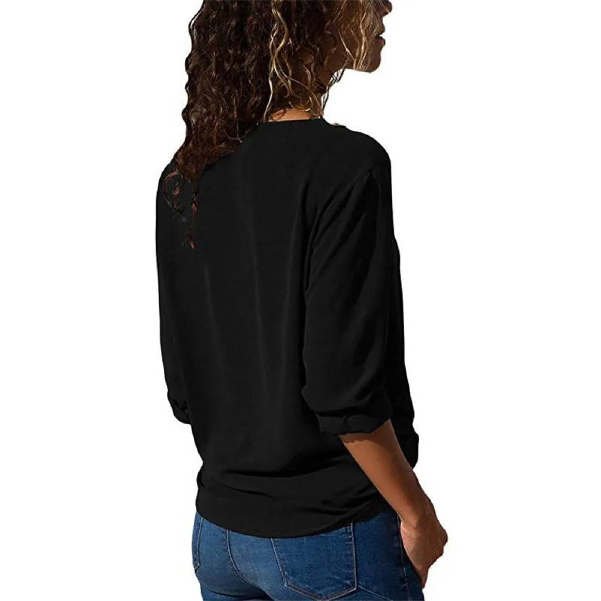 Chiffon Blouse With Buttons - Women’s Clothing & Accessories - 9