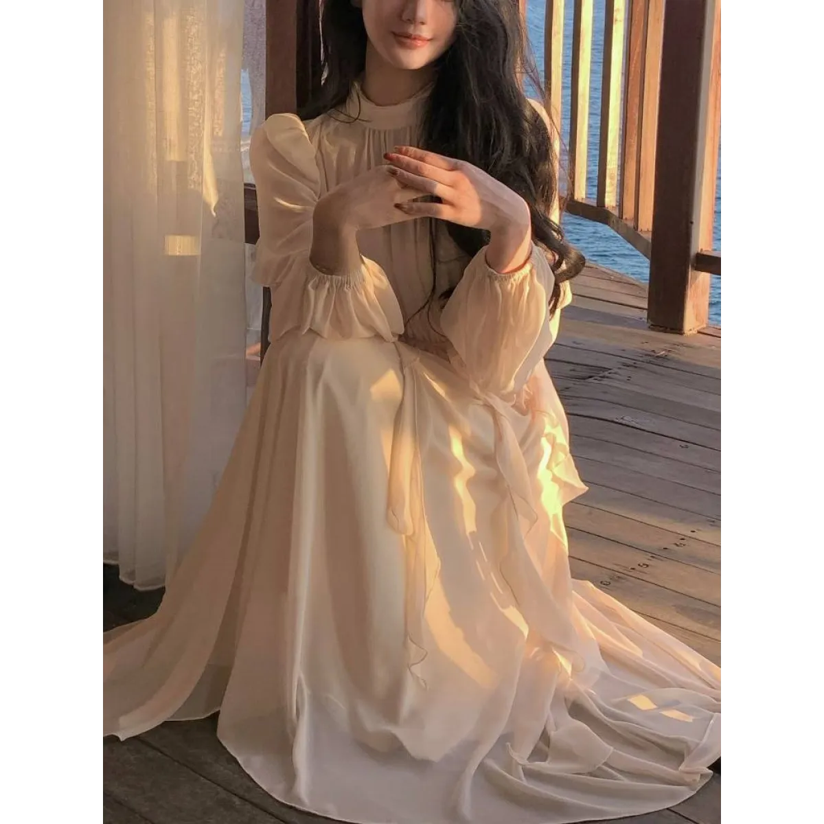 Chiffon Delight Mini Dress - All Dresses - 13