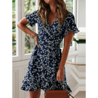 Boho Floral Ruffle Chiffon Dress - All Dresses - Dresses - 8
