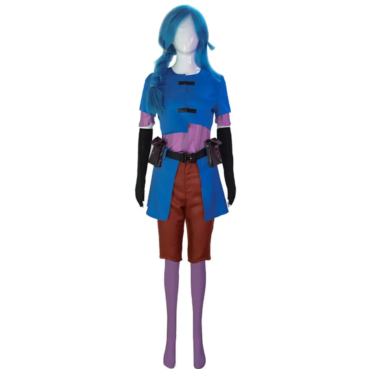 Jinx Childhood Cosplay Costume Set - Arcane LOL - Women’s Clothing & Accessories - Cosplay - 3