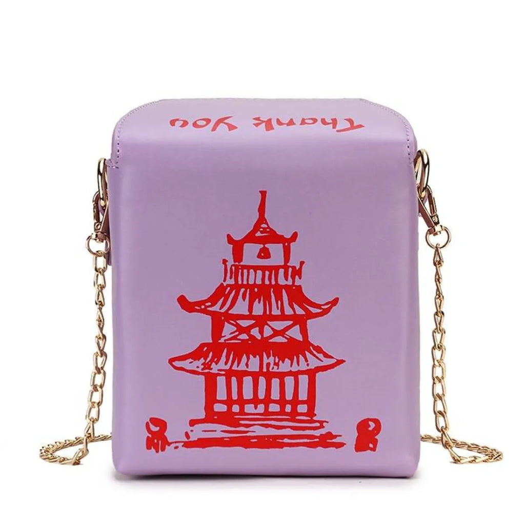 Chinese Takeout Box Chain Bag - Women Bags & Wallets - 16