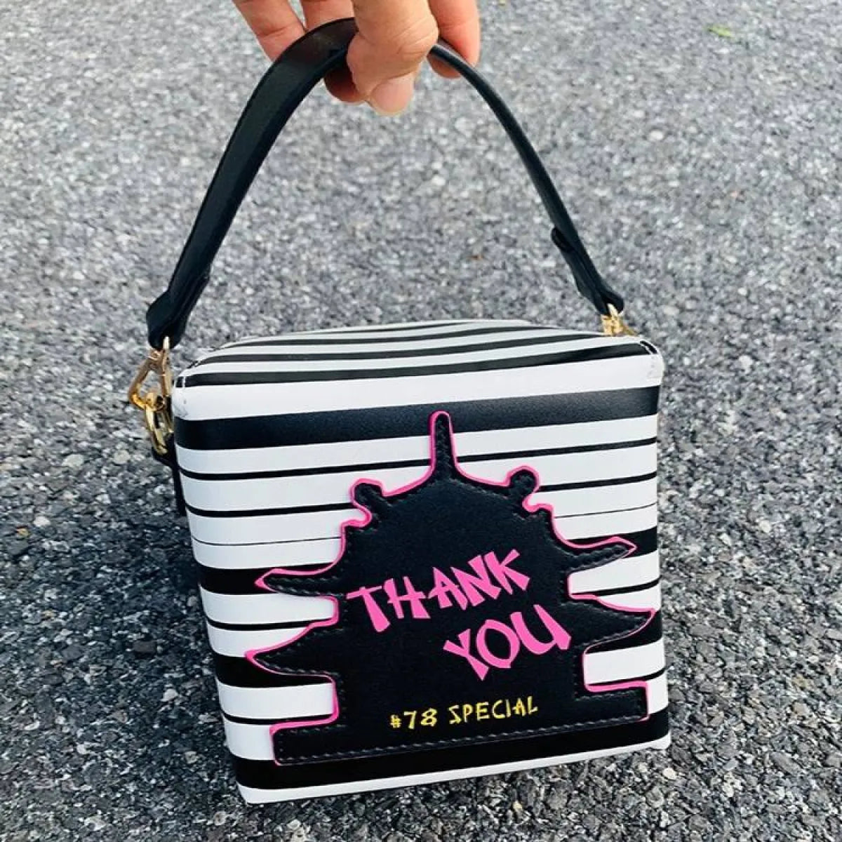 Chinese Takeout Box Chain Bag - Women Bags & Wallets - 18